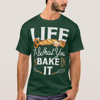 ベーキングのパンを焼く人生は何を焼くか Tシャツ