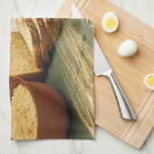 ベーキングのパン キッチンタオル (四つ折り)