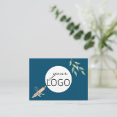 ベーキングの保存方法ビジネスロゴ編集可能 名刺 (スタンド正面)