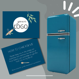 ベーキングの保存方法ビジネスロゴ編集可能 名刺