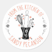 ベーキングの台所から生まれた花器のベーカリー ラウンドシール (正面)