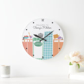 ベーキングの台所時計を調理する多彩な電気器具 ラージ壁時計 (ホーム)