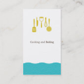 ベーキングの名刺の個人的な買物客ビジネス車 名刺 (裏面)