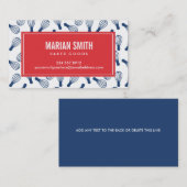 ベーキングの名刺の料理用のクラスカード 名刺 (正面/裏面)