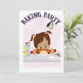 ベーキングの誕生会 招待状 (スタンド正面)
