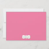 ベーキングの誕生日のパーティの招待状の赤の毛 招待状 (裏面)