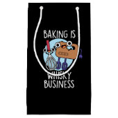 ベーキングはウィスクアイビジネスベイカープンダークBG スモールペーパーバッグ (正面)