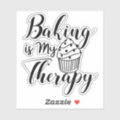 ベーキングはマイセラピー引用文 シール (シート)