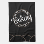 ベーキングは愛を現す キッチンタオル (縦)