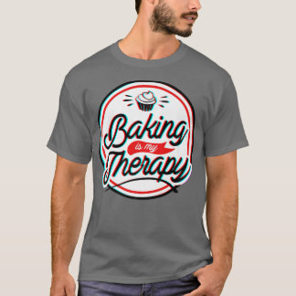 ベーキングは私のセラピー Tシャツ