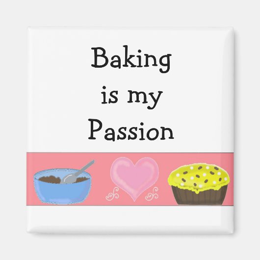 ベーキングは私の情熱 マグネット (正面)
