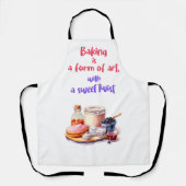 ベーキングは芸術の型枠 エプロン (正面)