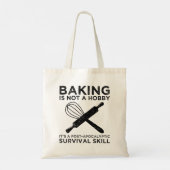 ベーキングは趣味じゃない生き残り術だ トートバッグ (裏面)