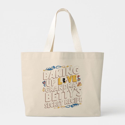ベーキングアップラブグランマベティの秘密レシピ ラージトートバッグ (裏面)