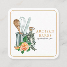 ベーキングアトラスベーカリーベイカー スクエア名刺