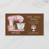 ベーキングアースパティシシェフベーカリー 名刺 (正面)