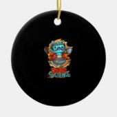 ベーキングイズサイエンスカウトベーカーギフトベイク料理 セラミックオーナメント (正面)