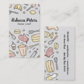 ベーキングイラストレーション |料理 |ケータリング 名刺 (正面/裏面)