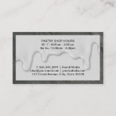 ベーキングウィスク | つや消し滴 名刺 (裏面)