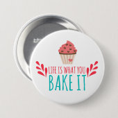 ベーキングカップケーキボタン 缶バッジ (正面&裏面)