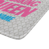 ベーキングクイーンのケーキとスイーツ好き向けパターン カッティングボード (角)