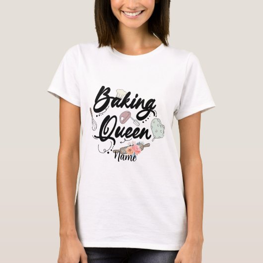 ベーキングクイーンをデザインしよう Tシャツ (正面)