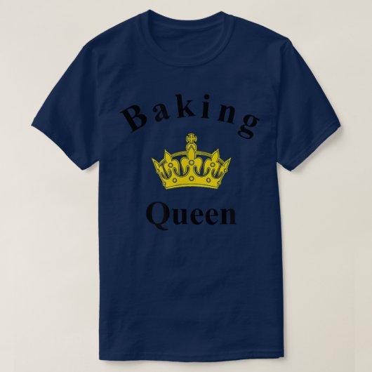 ベーキングクイーンIラブベーキングティー Tシャツ (デザイン正面)