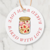 ベーキングクッキーテーマメイドウィズラブホームメイド フェイバータグ (正面)