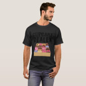 ベーキングクッキーベーカー販売店用カップケーキ Tシャツ (正面フル)