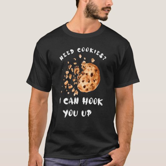 ベーキングクッキー引用文クール料理ベーキングベイカー Tシャツ (正面)