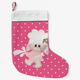 ベーキングクリスマスバニーホリデーストッキング スモールクリスマスストッキング