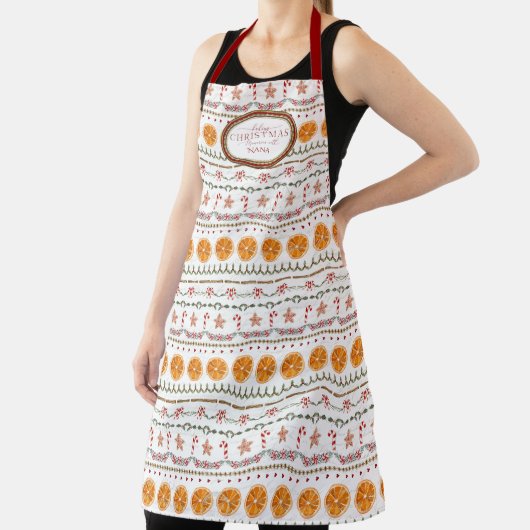 ベーキングクリスマスメモリーナナウォーター色 エプロン (インサイチュ)