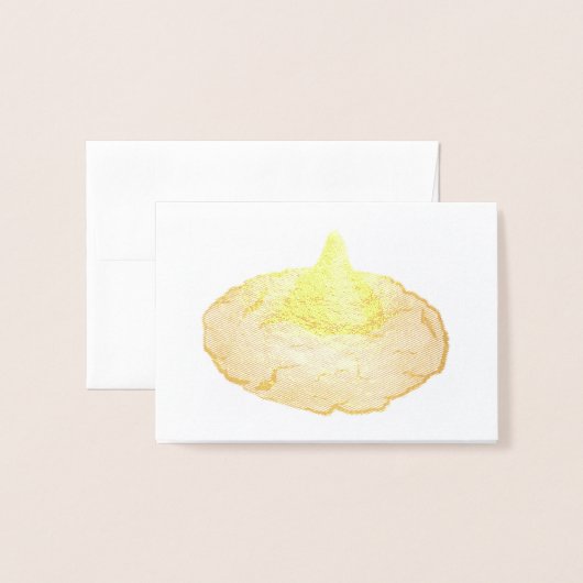 ベーキンググルメピーナッツバターブロッサムクッキー 箔カード (封筒付き正面)