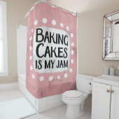ベーキングケーキは私のジャムシャワーカーテン シャワーカーテン (インサイチュ)