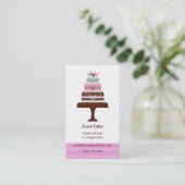 ベーキングケーキケータリング名刺 名刺 (スタンド正面)