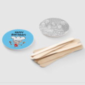 ベーキングシェフkidの誕生日パーティーの好意のカスタム ハンドファン (組立なし)