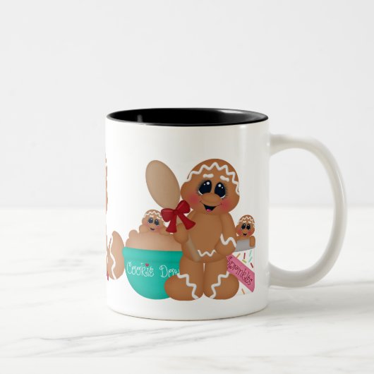 ベーキングジンガーブレッドホリデーコーヒーマグ ツートーンマグカップ (右)