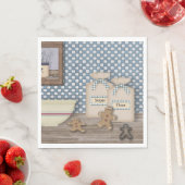 ベーキングジンジャーブレッドマン紙ナプキンス スタンダードランチョンナプキン (インサイチュ)