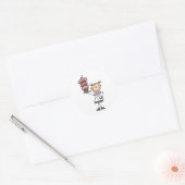 ベーキングスティック図 ラウンドシール (封筒)