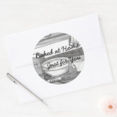 ベーキングステッカーズホームメイドギフトホリデークッキー ラウンドシール (封筒)