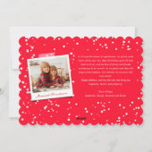 ベーキングスピリッツ明るいきらめくクリスマスフォト シーズンカード (裏面)