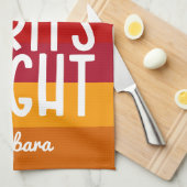 ベーキングスピリッツ明るいカスタム感謝祭 キッチンタオル (四つ折り)