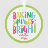 ベーキングスピリッツ明るいカラフルクリスマストリート オーナメント (裏面)