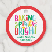 ベーキングスピリッツ明るいカラフルクリスマストリート フェイバータグ (裏面)