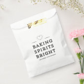 ベーキングスピリッツ明るいクッキー交換クリスマス フェイバーバッグ (封をした状態)