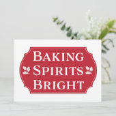 ベーキングスピリッツ明るいクッキー交換パーティー 招待状 (スタンド正面)