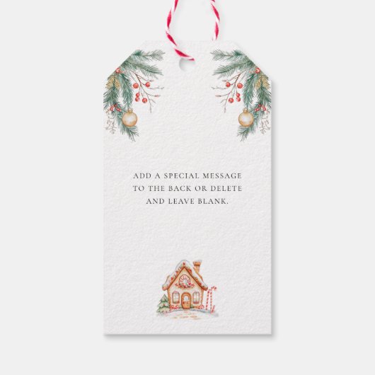 ベーキングスピリッツ明るいクリスマスギフトタグ ギフトタグ (裏面)