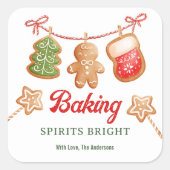 ベーキングスピリッツ明るいクリスマストリートギフト スクエアシール (正面)
