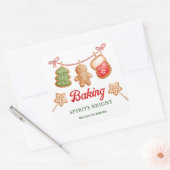 ベーキングスピリッツ明るいクリスマストリートギフト スクエアシール (封筒)