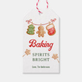 ベーキングスピリッツ明るいクリスマストリート ギフトタグ (正面)
